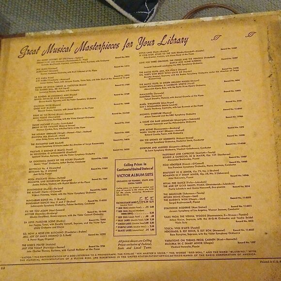 ANTIQUE!  AN ALBUM OF BEST-LOVED SONGS by Jerome Kern - Picture 15 of 15